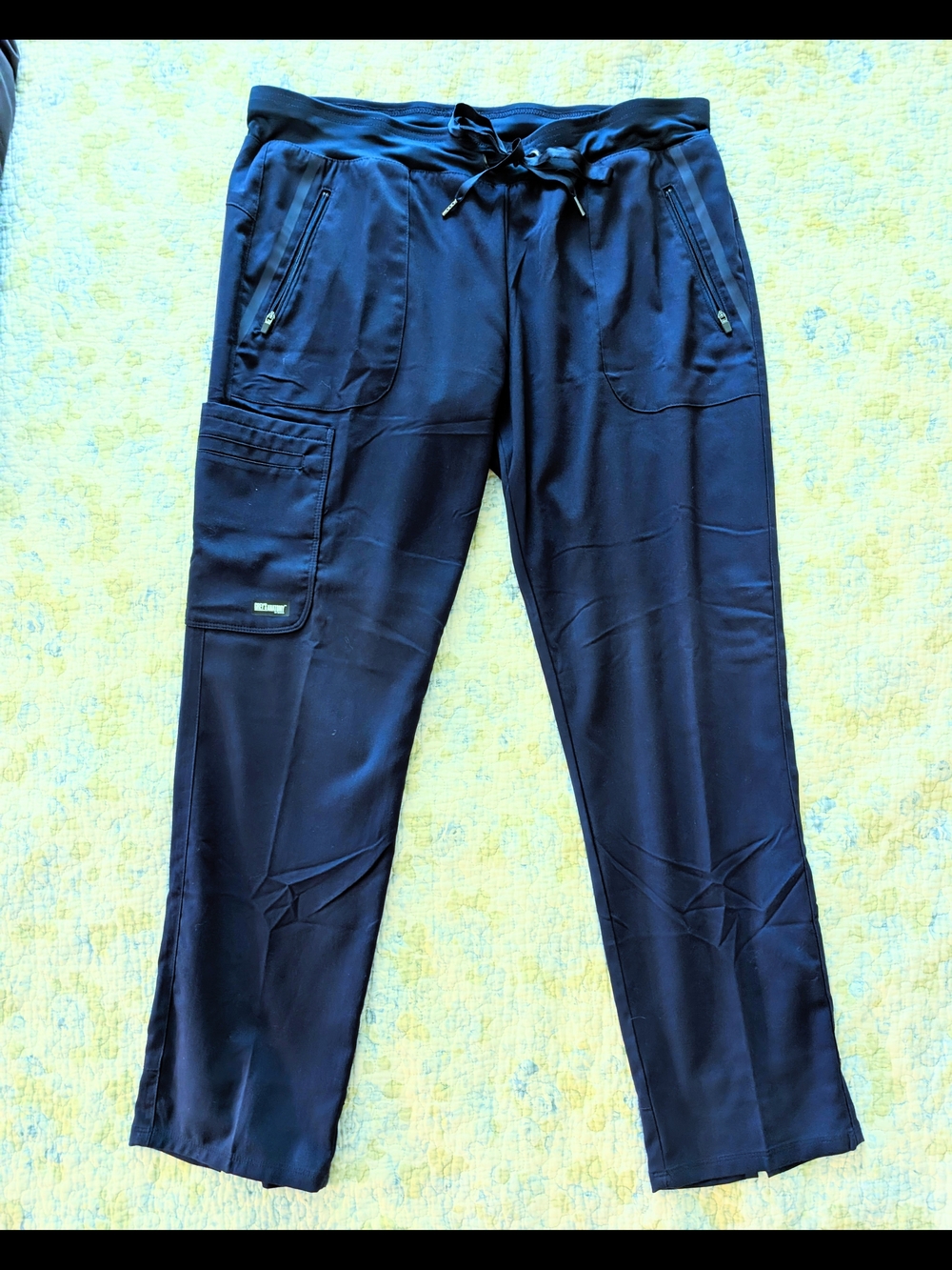 Grey's Anatomy Navy V-Neck Scrub Top & Pants Set - Picture 6 of 8